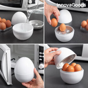 Cuecehuevos para Microondas con Recetario InnovaGoods